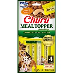 INABA Hundemahlzeit Topper Huhn mit Kürbis Rezept 4x14 (56g)