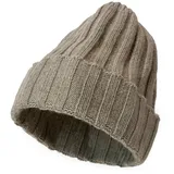 Elara Beanie Elara Damen Kaschmir mütze (1-St) beige