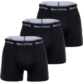 Marc O'Polo Boxershorts Essentials schwarz/weiß M 3er Pack