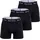 Marc O'Polo Boxershorts Essentials schwarz/weiß M 3er Pack