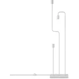 Paco Home Stehlampe Vintage E27 59020 Weiß