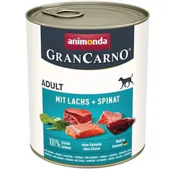 ANIMONDA GranCarno Adult Dog Geschmack: Lachs + Spinat 800g