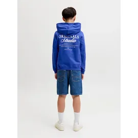 Jack & Jones Junior Kapuzensweatshirt bedruckt Blau 152