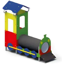 aea Spielplatz Spielhäuser Fahrzeugförmige Häuschen Kinderpark mehrfarbig 86 cm x 30 cm x 260 cm