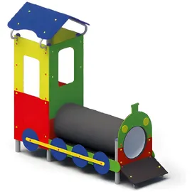 aea Spielplatz Spielhäuser Fahrzeugförmige Häuschen Kinderpark mehrfarbig 86 cm x 30 cm x 260 cm