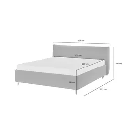 Ruf Polsterbett Mit Boxspringunterfederung Casita ¦ beige ¦ Maße (cm): B: 226 H: 105