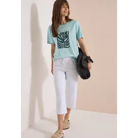 Cecil T-Shirt mit Rundhals und Frontprint - M