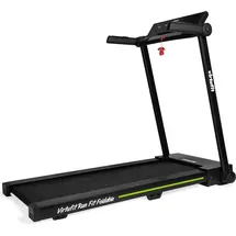 VirtuFit Run Fit Foldable - Klappbares Laufband für Zuhause mit Steigung - 150 kg Belastbarkeit - Walking Pad - Schwarz