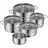 Silit Alicante Topf-Set 4-tlg. 3 x Fleischtopf + Stielkasserolle + Bratentopf