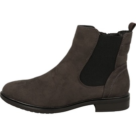 Jana Damen Chelsea Boots Elegant Flach Weite H Mehrweite, Grau 39 EU