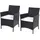 MCW Hamar Poly-Rattan Gartensessel 59 x 60 x 83 cm anthrazit 2 St.