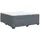 vidaXL Boxspringbett 180 x 200 cm Dunkelgrau