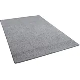 Snapstyle Hochflor Velours Teppich Mona Grau 100x100cm