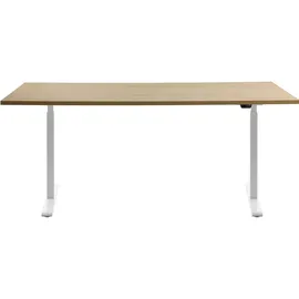 TOPSTAR Schreibtisch E-Table Ahorn / Weiß