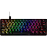 Kingston HyperX Alloy Origins 60 DE Kabelgebunden), Gaming-Tastatur Deutsch, QWERTZ Schwarz Beleuchtet