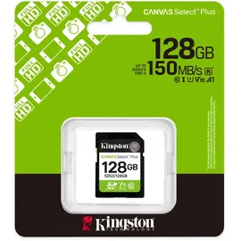 Kingston Canvas Select Plus Gen3 150MB/s C10 UHS-I U1 V10 - SDS3/128GB