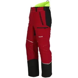 KOX Schnittschutzhose Mistral 3.0 Rot/Gelb - 56