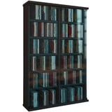 VCM Holz CD DVD Stand Regal Roma schwarz