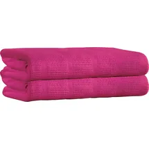 Erwin Müller Trient Kuscheldecke 130 x 160 cm Pink/Rosa