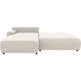 TRENDMANUFAKTUR Eckcouch Polyester 3-Sitzer Grau
