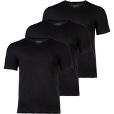 Boss T-Shirt, 3er-Pack, V-Ausschnitt, für Herren, 001 Black, L