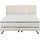 Set One by Musterring Boxspringbett "Baldwin", beige, B:202cm L:212cm, 100% Polyester, SET ONE BY MUSTERRING, Komplettbetten, Boxspringbett, Liegefläche 180 x 200 cm, Duo-Matratze, Kopfteil mit Steifensteppung