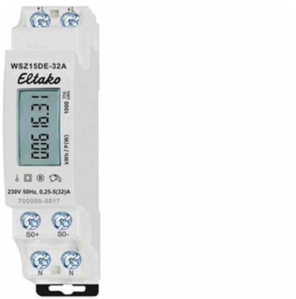 Eltako Wechselstromzähler elektronisch WSZ15DE-32A ohne Zulassung