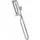 Metaltex Sparschäler Edelstahl 16 cm Silber