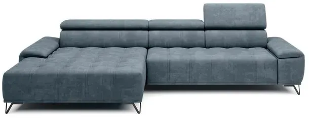 Ecksofa Palladio Stoff Ice Blue