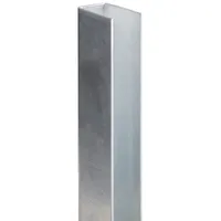 GAH Alberts Alberts Pfostenverstärkung Arnold für 60 x 40 mm sendzimirverzinkt, LxBxH:1250x55x35mm | Sichtschutz