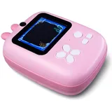 COFI Mini-Thermodrucker für Kinder mit Kamera und Camcorder – rosa