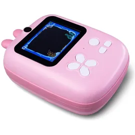 COFI Mini-Thermodrucker für Kinder mit Kamera und Camcorder – rosa