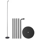 Lunartec Bodenständer 150 cm Metall schwarz