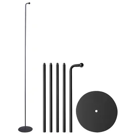 Lunartec Bodenständer 150 cm Metall schwarz