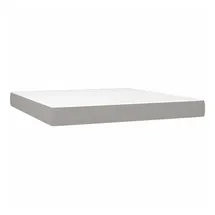 vidaXL Taschenfederkernmatratze Hellgrau 160 x 200 cm H3