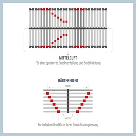 Beco Superflex motorisch verstellbar 120 x 200 cm
