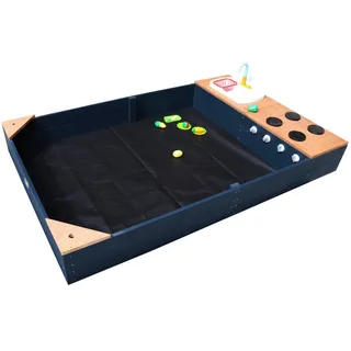 Axi Kelly Sandkasten mit Spielküchenzeile Anthrazit/Braun