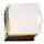 Creativ Company Kordelzug-Beutel, Größe 37x41 cm, 135 g, Sortierte Farben, 6 Stk