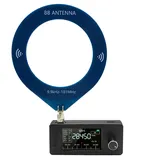 SI4732 Mini-Taschenradio Empfänger tragbares SI4732 Radio SI4732 Taschenradio mit tragbarer Rahmenantenne Mini-SI4732-Radio SI4732 Taschenradio Empfänger Daumenantenne(Black-Ring)