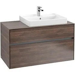 Villeroy & Boch Collaro Waschtischunterschrank C01800VH 100x54,8x50cm, Waschtisch rechts, Arizona Oak
