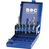 Bohrcraft Maschinen-Kombi-Gewindebohrer-Set HSS M3-M10 1/4' 6-kant Schaft