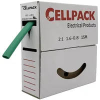 Cellpack Schrumpfschlauch-Abrollbox SB/1.6-0.8/grün/15m