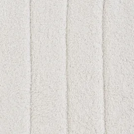 Beliani Schaukelsessel LEKNES Bouclé 70 x 80 x 90 cm Cremeweiß