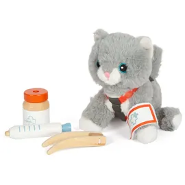 Small Foot Company small foot Katze mit Tasche und Pflege-Set