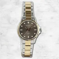 Regent Damen Armbanduhr Analog Metallarmband gold silber UR2214016
