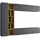 Mirjan24 Wohnwand, Grau, Holzwerkstoff, Rechteckig, 224x160x33 cm, Wohnzimmer, Wohnwände, Wohnwand-Sets