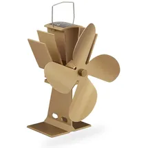 Relaxdays Kaminventilator 12 x 19 x 26 cm hellbraun