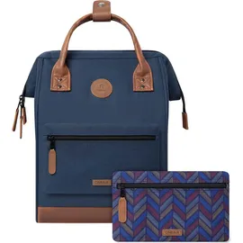 Cabaia Adventurer Essentials Backpack M Dunkelblau/Braun