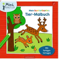 Coppenrath Verlag Mein kunterbuntes Tier-Malbuch