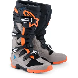 Alpinestars Tech 7 Enduro Schwarz/Grau/Neon-Orange 38